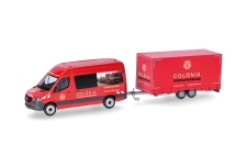 Herpa 098618 - H0 - Mercedes-Benz Sprinter Colonia mit Tandemhänger
